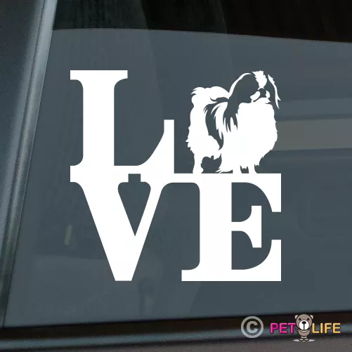 Love Japanese Chin Sticker Die Cut Vinyl - park