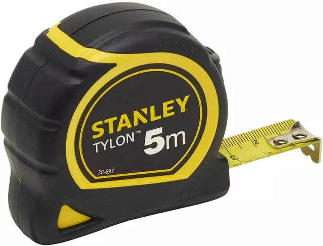 Flessometro Tylon 5 mt x 19 mm con clip di aggancio  STANLEY  0-30-697