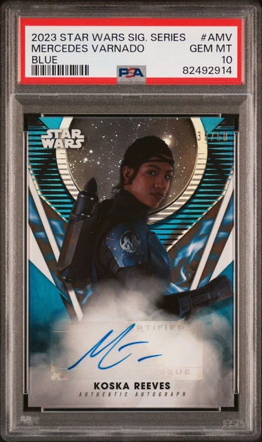 2023 Star Wars Signature Series Koska Reeves Mercedes Varnado #AMV PSA 10
