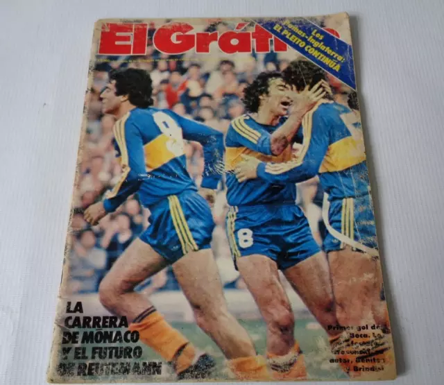 EL GRAFICA Fußballmagazin Juni 1981 Maradona, Mund, Liverpool Europapokal gewinnen