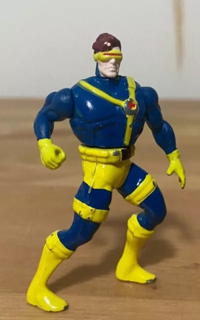 Toy Biz Marvel Cyclops Heavy Metal Heroes Die-Cast Figures 2.5" 1994