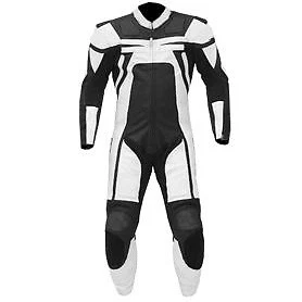 Mens A Grade Leather Motorcycle 1PC Suit Motorbike Rider Racing Armour Sports AB
