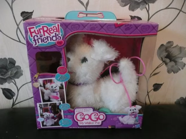 Boxed**Furreal Friends Large Gogo My Walking Walkin Pup Puppy Dog & Lead**Vgc