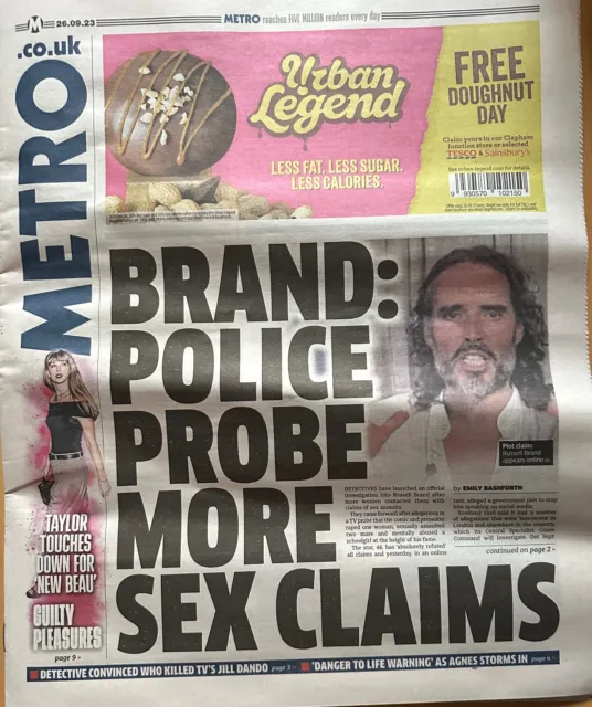 METRO September 26 2023 | Brand: Police Probe More Sex Claims | Taylor NFL