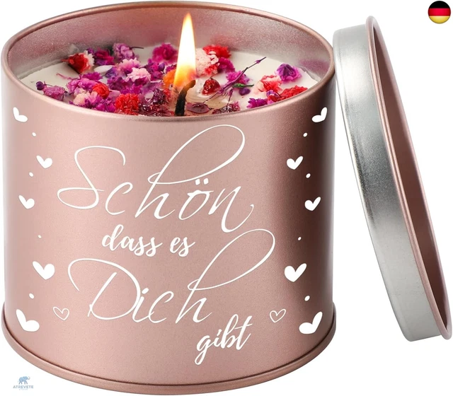 Lavendel Duftkerze 9OZ - Geburtstagsgeschenk Für Frauen Mit Widmung