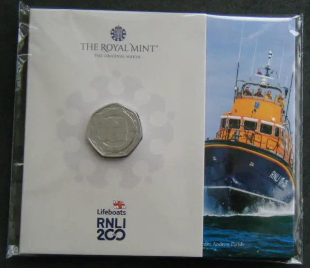 2024 RNLI 50p Fifty Pence Coin BU Pack - in stock Brilliant Uncirculated