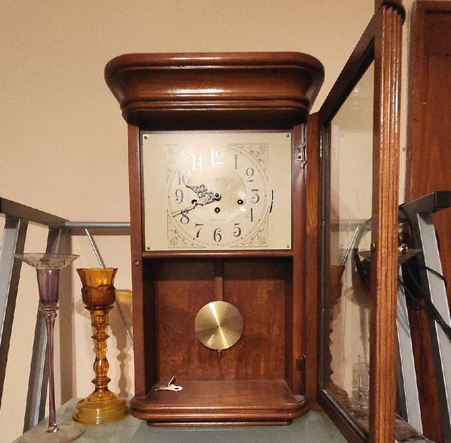 HOWARD MILLER SANDRINGHAM Mantle Clock Westminster Chimes 613108 Orig