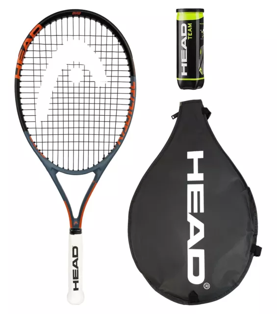 Head Ti Radical Elite Tennis Racket + Cover + 3 Balls RRP £120