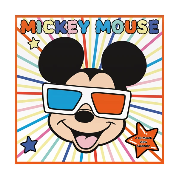 TRENDS INTERNATIONAL DISNEY Mickey Mouse 2025 12 x 12 Wall Calendar w