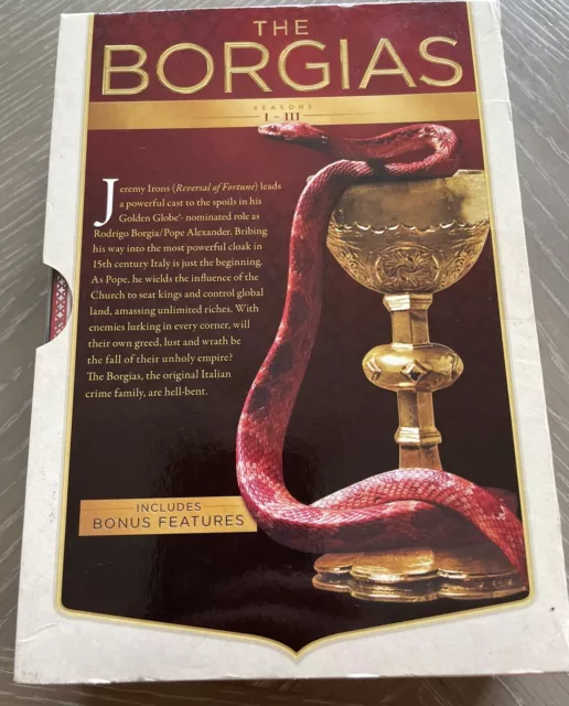 The Borgias Series 1-3 - Complete  DVD BOXSET Jeremy Irons, Holliday Grainger 2