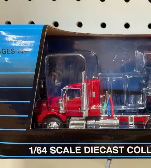 1/64 DCP Red/Chm 1:64th scale Kenworth T800 Sleeper  TRUCK ONLY