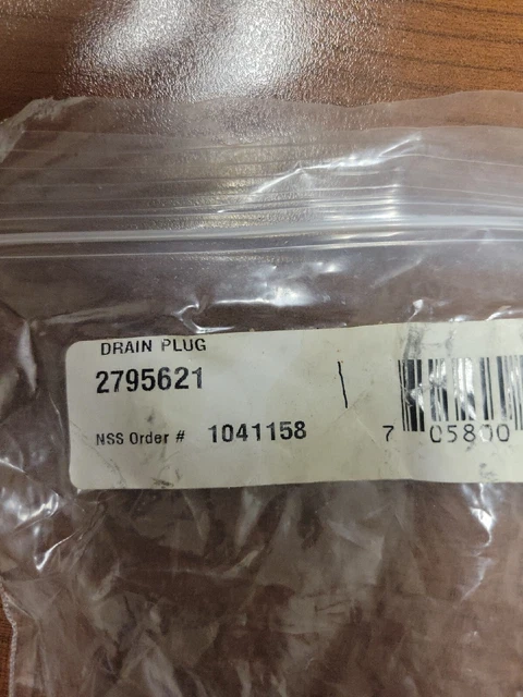 NSS 2795621 - Drain Plug