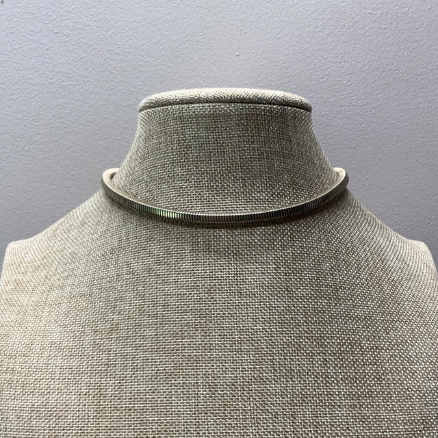 Small signed Pegasus Coro snake chain choker necklace