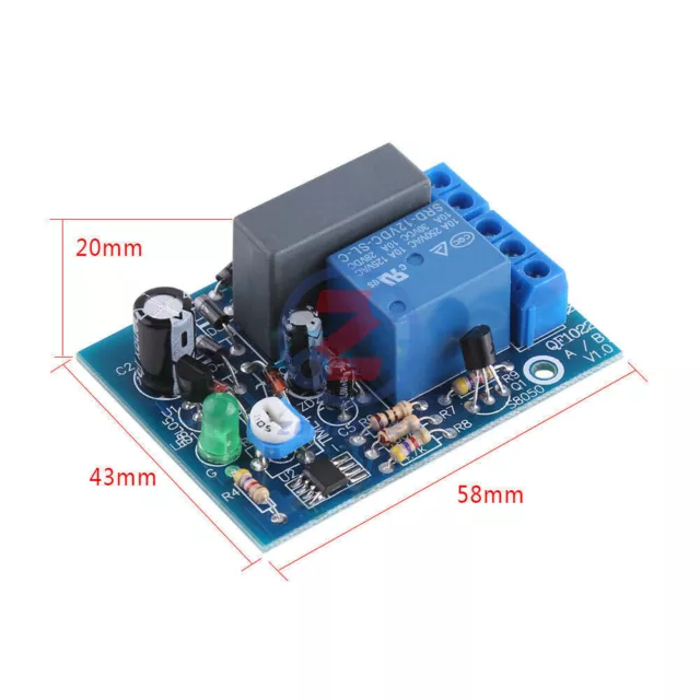 AC 220V Timer Relay Delay Module Timing Turn On/Off Switch Board Adjustable