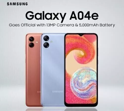 New Samsung Galaxy A04E-32GB- 2022 DUAL SIM Smart Phone UNLOCKED