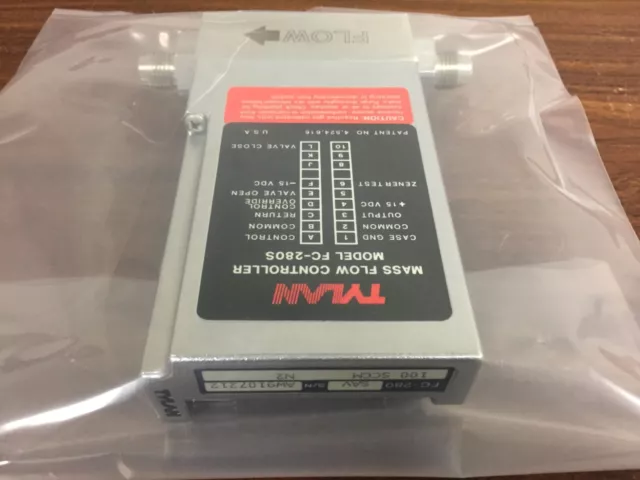 Tylan Model FC-280SAV 100 SLPM N2 Mass Flow Controller