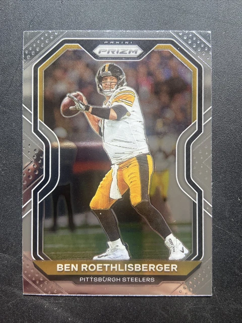 Ben Roethlisberger Silver Prizm Panini 2020 Pittsburgh Steelers Football Card