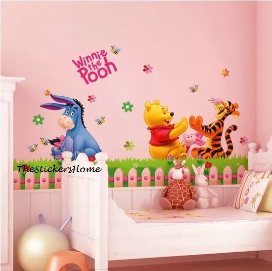 WINNIE THE POOH Kinderzimmer Dekor Wandaufkleber Spielzimmer Kinderzimmer