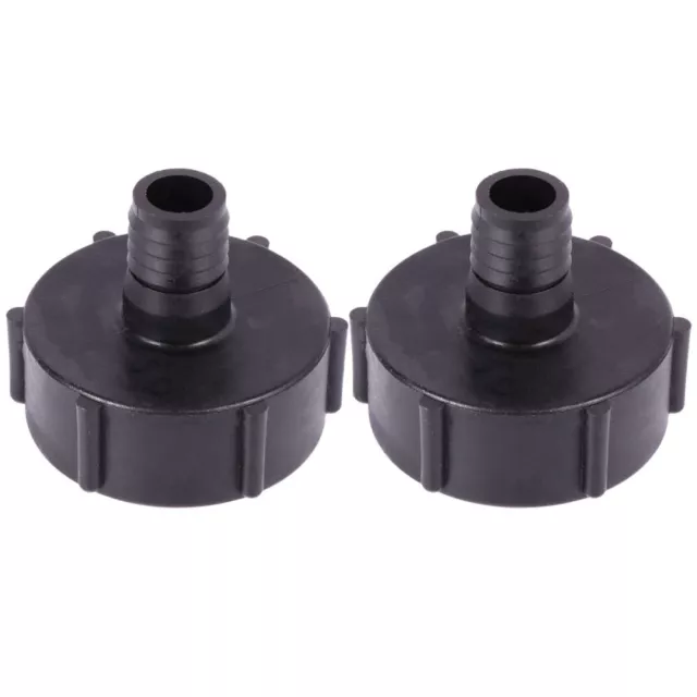 2 Pcs Coarse Thread Adapter Water Tank Adapter Drain Adapter