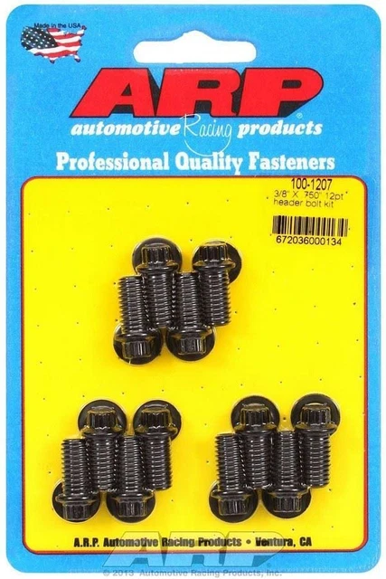 Arp Header Bolt Kit - 12pt. 3/8 x .750 UHL (12) 100-1207