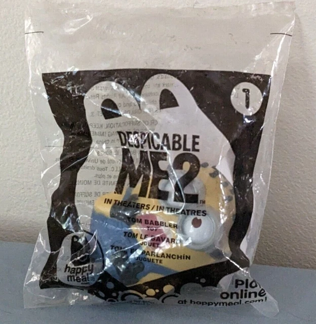 2013 Despicable Me 2 McDonalds Happy Meal Toy -#1 TOM BABBLER