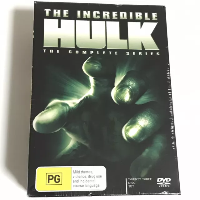 The Incredible Hulk Complete Series Seasons 1-5 DVD Box Set (Brand New & Sealed)