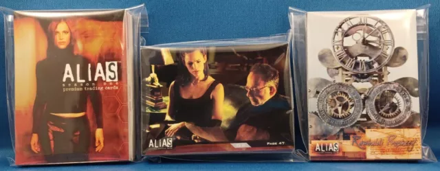 Inkworks Alias Seasons 1-4 Base Card Sets With Two Promo Cards - Free Ship