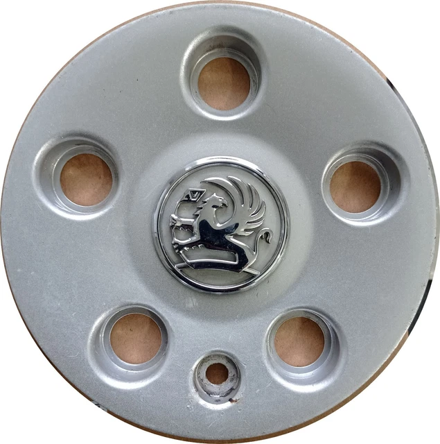 4 X GENUINE VAUXHALL ALLOY WHEEL METAL CENTRE CAP (A 206) OP9156002FN