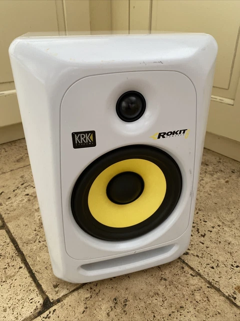 KRK Rokit 6 G3 Powered monitor Single SPEAKER x 1 WHITE limited Edition RP6G3W