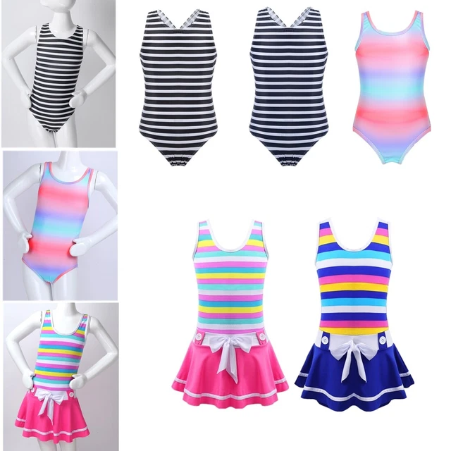 GIRLS SWIMWEAR SWIMSUITS Kids One Piece Swimming Bathing Costume Rash