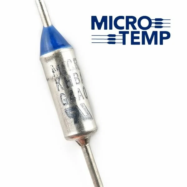 Lot of 2 Fuses - New MICROTEMP ® KHBAKS G4A00 110C TF Thermal CUTOFF Fuse - USA