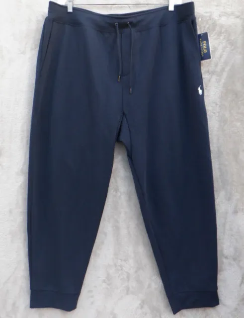 Polo Ralph Lauren Double Knit Sweatpants Blue Big Tall Men's $125 - 3XB 4XB