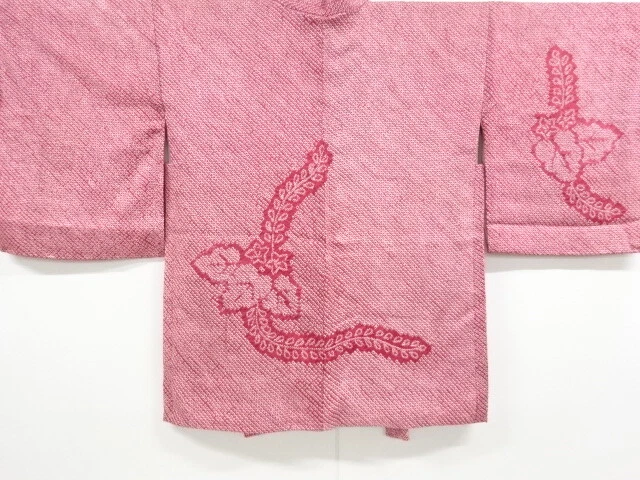 6815065: Japanese Kimono / Vintage Haori / All Shibori / Paulownia