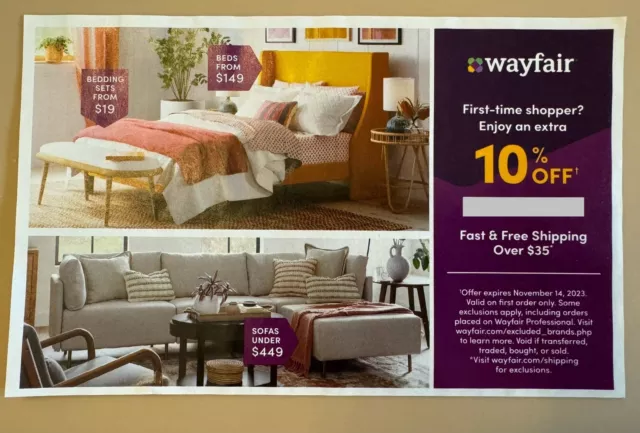 wayfair coupon code