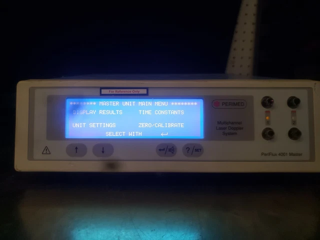 Perimed Multichannel Laser Doppler Flowmetry System Periflux 4001 Master O51 Perimed Multichannel Laser Doppler Flowmetry System Periflux 4001 Master O51