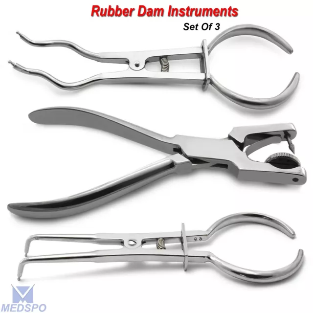 Ainsworth Punch Pliers Dental Clamps Ivory Forceps Dental Rubber Dam Instruments