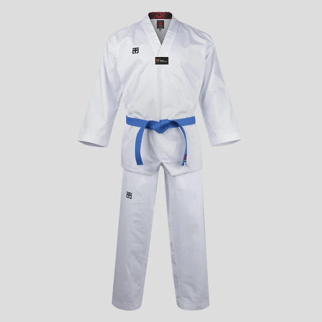 NEW MOOTO OFFICIAL WT Logo Kukkiwon Taekwondo Karate Uniform Dobok Gi