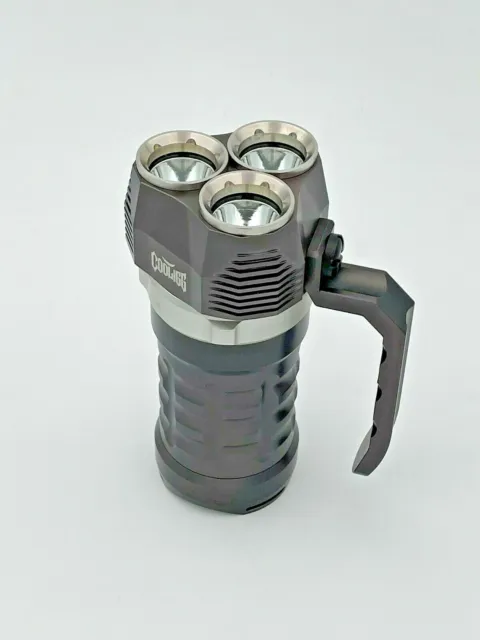 💲Cooligg 1200 lumen 3x Cree XM-L T6 LED Diving Flashlight Torch Lamp Waterproof 3