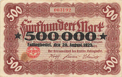 Gemeinde B BST Bensberg Bst 100 Tausend Mark Fonds D'Urgence 