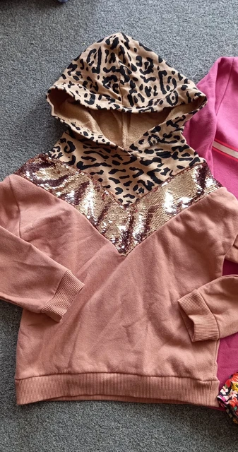 Girls Clothes Bundle Age 7-8 & 8Years Blouse, Jumper Dress, Hoodie 3