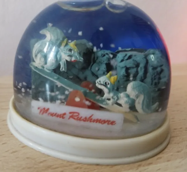 Bola de nieve vintage souvenir Monte Rushmore Estados Unidos