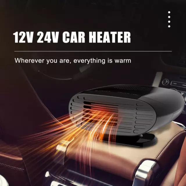 Mini 12v 24V Car Heater 360 Degree Car Windshield Heating Heater Auto P7A7