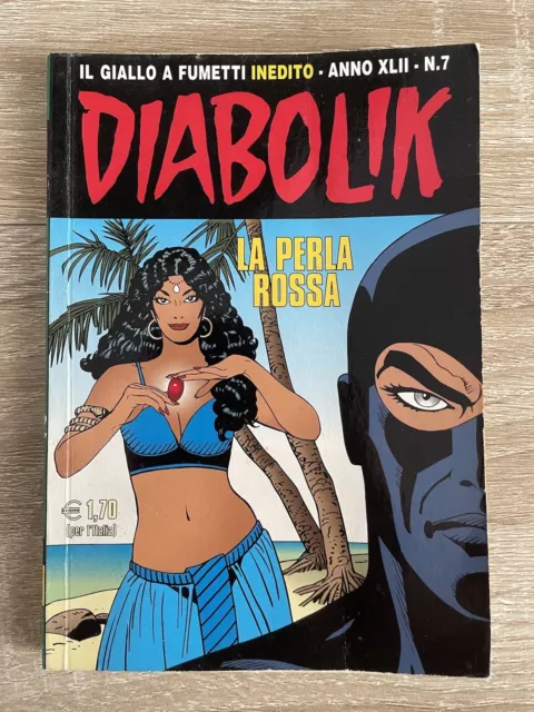 Il giallo a fumetti inedito DIABOLIK LA PERLA ROSSA anno XLII n. 7 Astorina