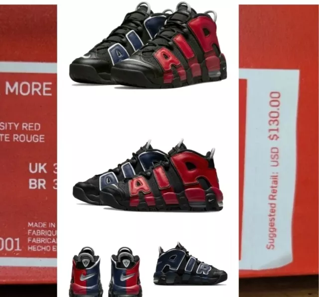 Nike Air More Uptempo GS 4.5 Youth PIPPEN Alternate BIG Boy $130 *AUTHENTIC*