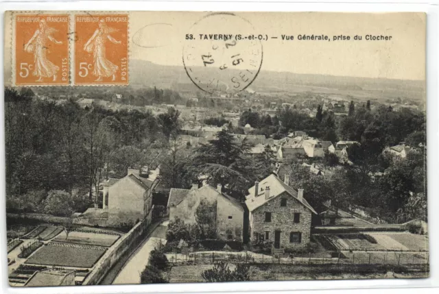1 CPA 95 Val d Oise Argenteuil Taverny - Vue Generale, prise du Clocher