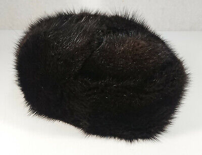 Old fur Hat Pelzhut Fellhut Cap Hat Headpiece Size 58