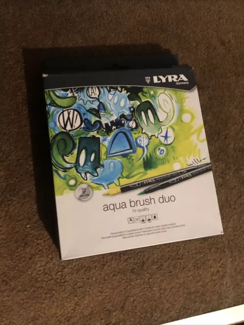 Daler-Rowney Lyra Aqua Brush Duo 36 Cardboard Set