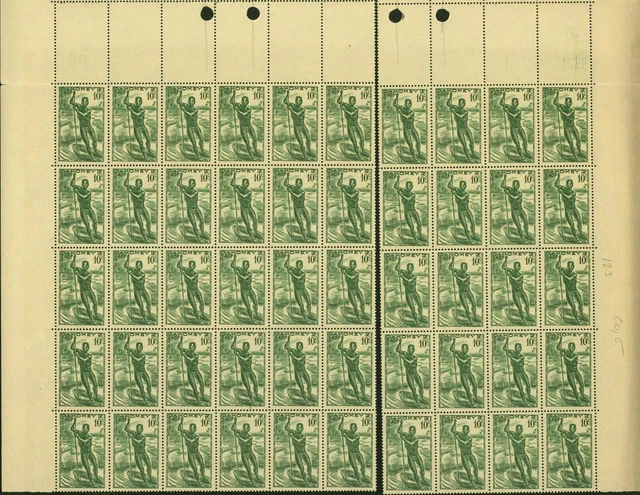Dahomey 1941-French Colony -MNH stamps. Yvert Nr.:123. Sheet of 50(EB) AR1-01255