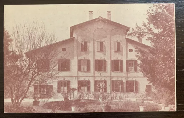 Foto formato cartolina di villa in Spotorno Savona - 1924 - vedi descrizione