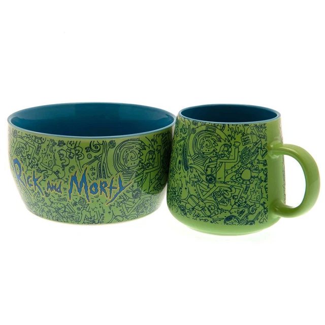 Rick And Morty  Juego de Desayuno Diseño Estampado (TA8591)